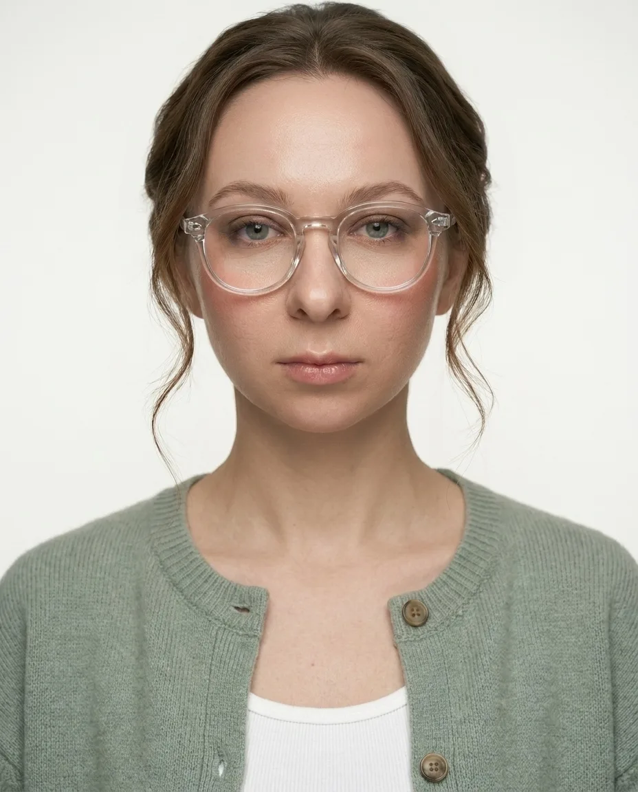 Оправа для очков Optik U 2096 C2 - на женщине, фронтальный ракурс