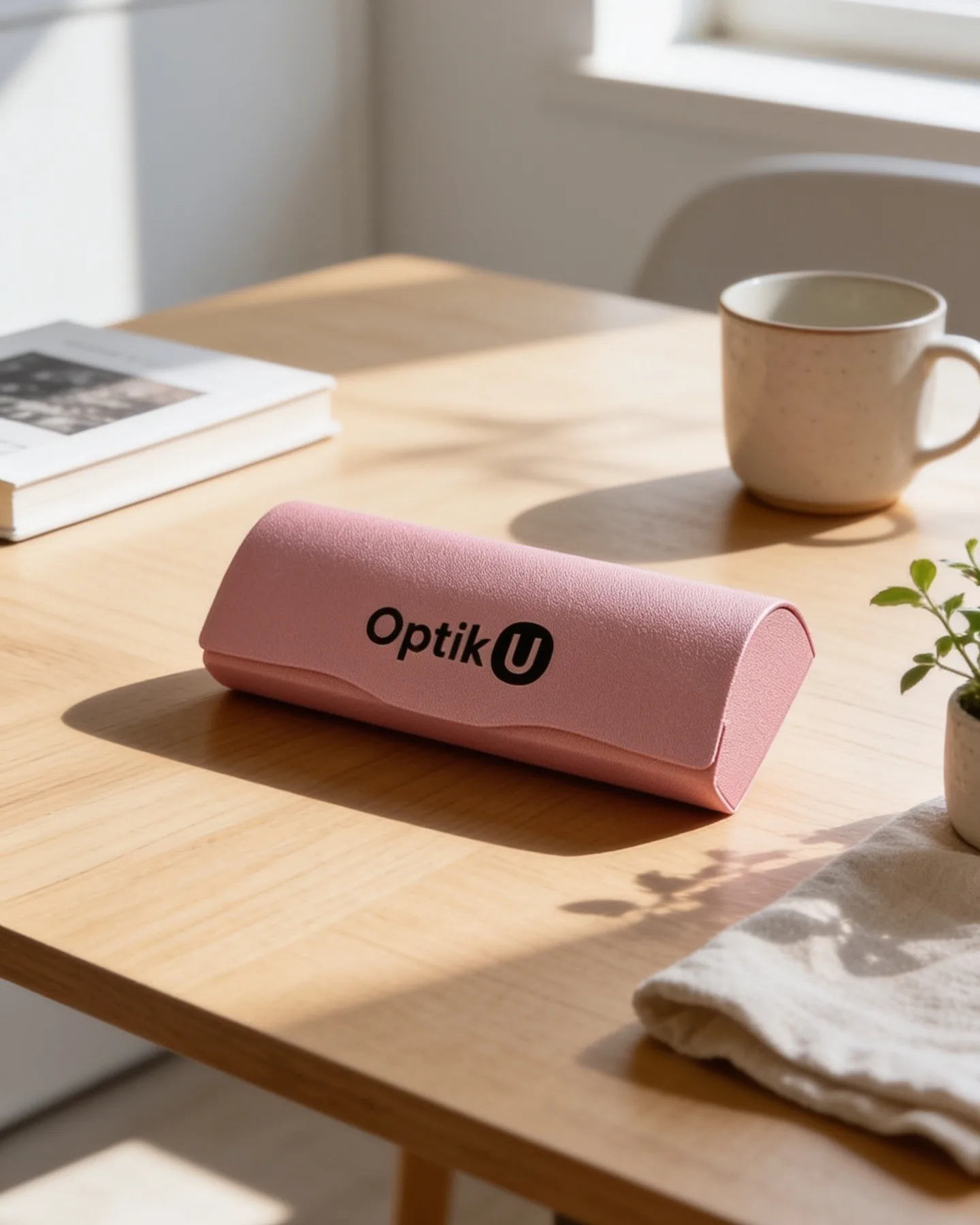 Футляр Optik U полусфера гладкий розовый - 2
